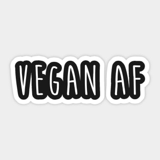 VEGAN AF // Sticker